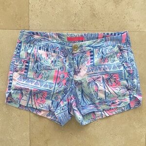 Lilly Pulitzer Adie Ruffle Stretch Yeah Buoy Shorts